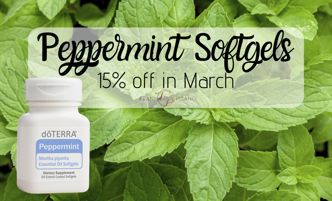 It’s 15% Off dōTERRA Peppermint Oil Capsules in March!